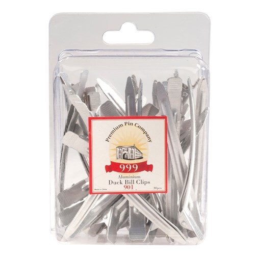 999 Aluminium Duck Bill Clips 901 30pk